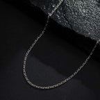 Corrente Prateada Masculina Elo 1 por 1 - Galeria